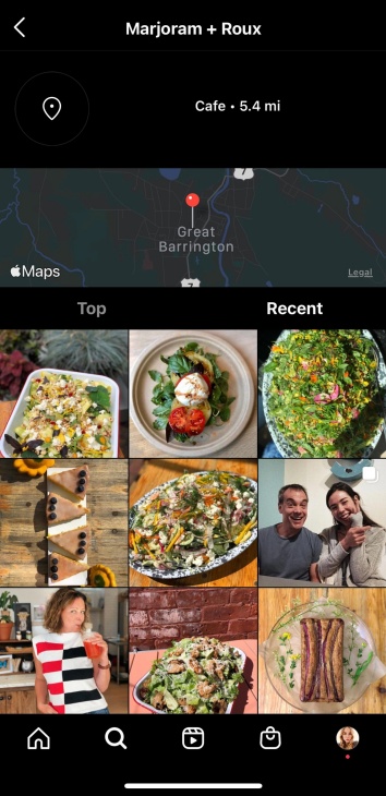 Lihat interaksi orang lain dari Instagram Locations. (Foto Bustle)
