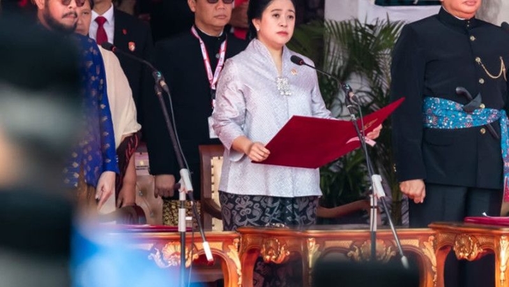 Bacakan Pembukaan UUD '45, Puan Tekankan Pentingnya Aktualisasi Pancasila ke Generasi Muda