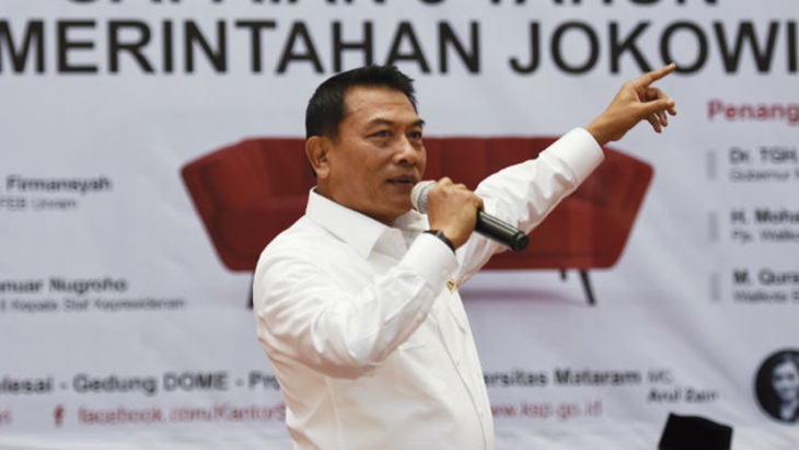 Moeldoko menegaskan pihaknya siap menertibkan para buzzer