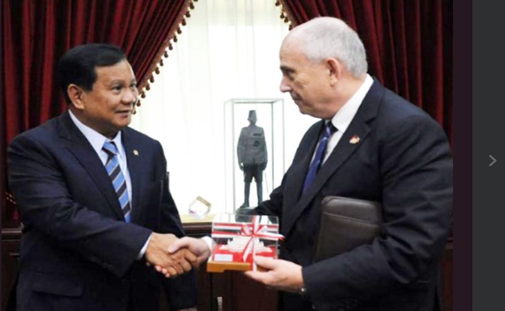Prabowo dan Dubes AS Joe Donovan Jr bicarakan pertahanan regional dan global