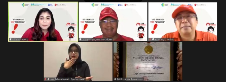 Kampanye ‘Ayo Imunisasi STOP Pneumonia’ untuk Hari Anak Nasional