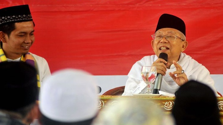 Cawapres nomor urut 01, KH Ma'ruf Amin. (Foto: ANTARA FOTO)