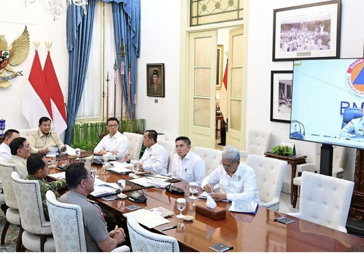Presiden Prabowo Kumpulkan Menteri di Istana Bogor, Ajak Kenalan dengan Wakil PM Rusia