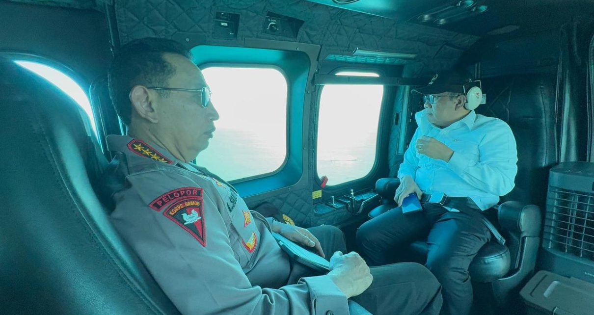 Pakai Helikopter, Kapolri Cek Jalur dan Kesiapan Mudik Lebaran 2026