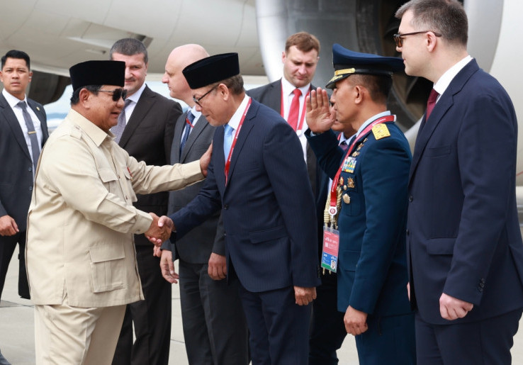 Prabowo Tiba di Rusia, Hadiri Eastern Economic Forum sebagai Tamu Kehormatan