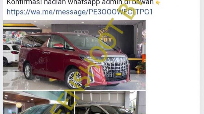 [HOAKS atau FAKTA]: Tahun Baru 2023, Baim Wong Bagikan 23 Alphard Gratis
