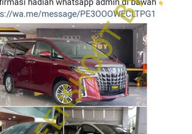 [HOAKS atau FAKTA]: Tahun Baru 2023, Baim Wong Bagikan 23 Alphard Gratis