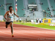 SEA Games 2025 Thailand: Aksi Pelari Indonesia Lalu Muhammad Zohri Raih Medali Perak 100 M Putra