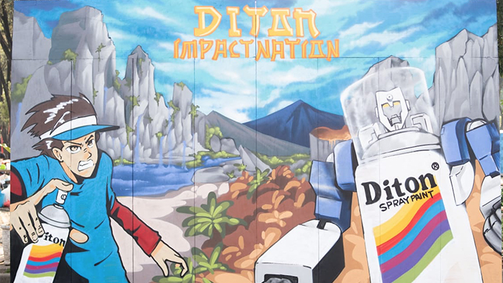 Merayakan Budaya Pop Jepang dengan Cat Semprot di Impact Nation 2023