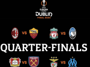 Hasil Drawing Perempat Final Liga Europa: Milan Berhadapan Roma, Liverpool Ditantang Atalanta
