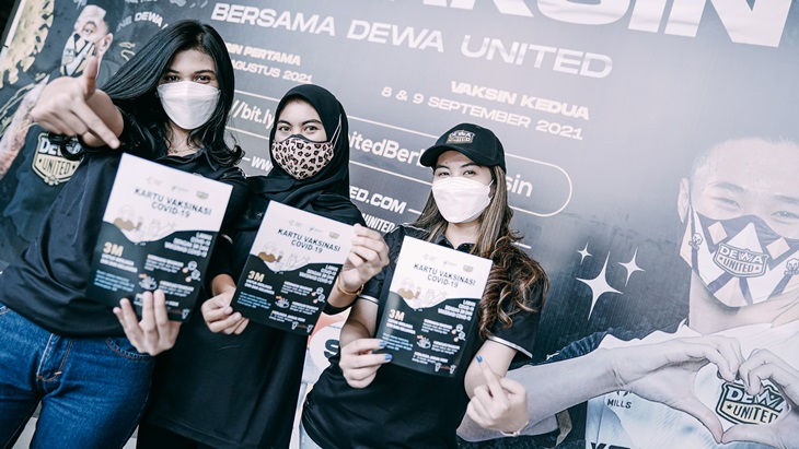 Dewa United Berbagi 2.000 Vaksin Gratis untuk Area Jabodetabek