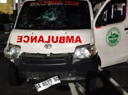  2 Polisi Ditabrak Ambulans saat Hendak Bubarkan Tawuran