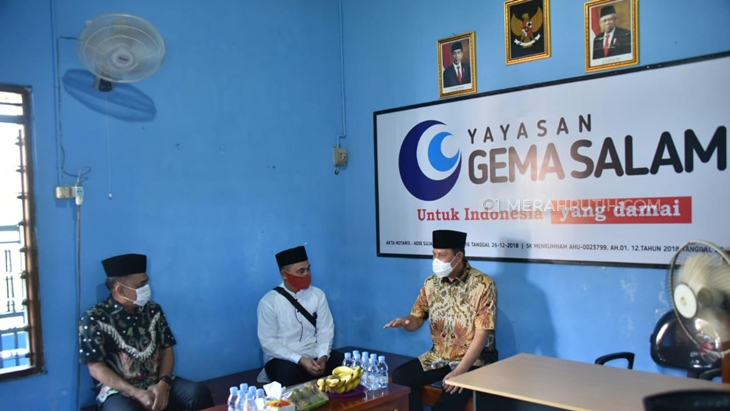 Kepala BNPT Boy Rafli Amar melakukan pecegahan radikalisme- terorisme khusus di wilayah Solo, Jawa Tengah. (Foto: MP/Kanugrahan)