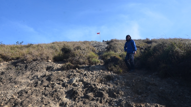 Jalur puncak Gunung  Penanggungan (MP/Angga Yudha Pratama)