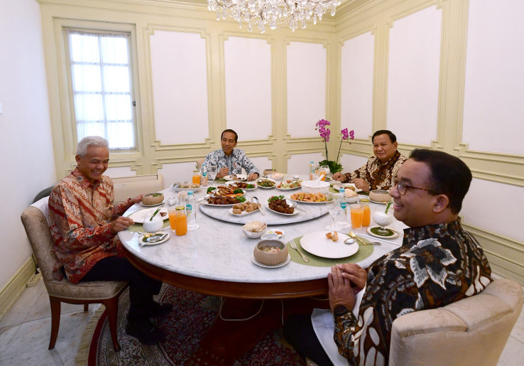 Makan Siang Jokowi dengan 3 Bacapres Dinilai sebagai Perjamuan Rekonsiliasi