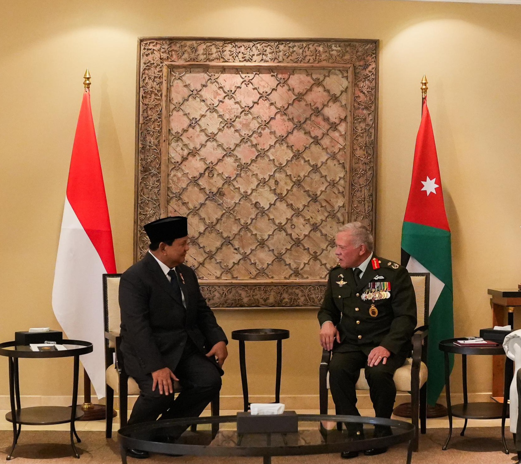 Bertemu Raja Yordania, Prabowo Sebut Indonesia Terus Memantau Kondisi Buruk di Gaza
