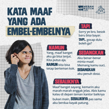 Kata Maaf yang Ada Embel-Embelnya