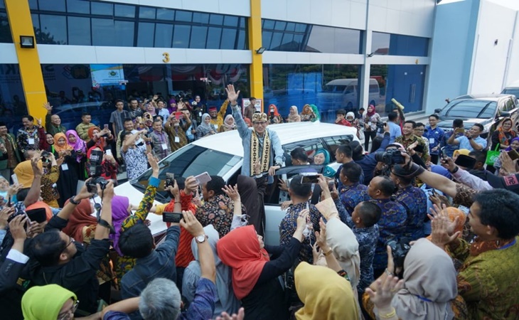 Sandiaga Uno saat berada di Bandar Lampung