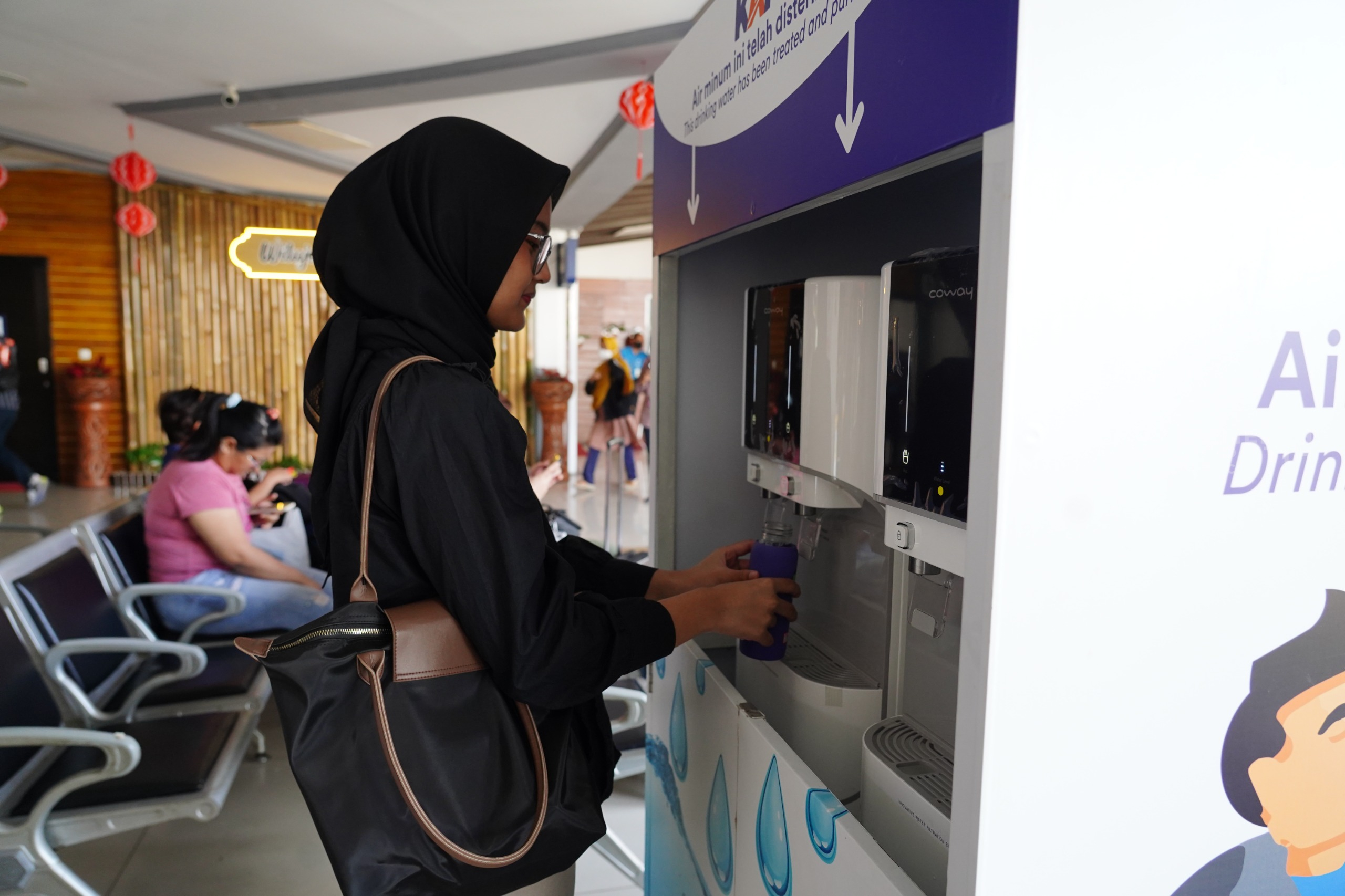 PT KAI Sediakan Water Drinking Station bagi Penumpang