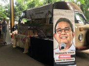 Coffe Truck Bergambar Anies dari Penggemar Korean Wave