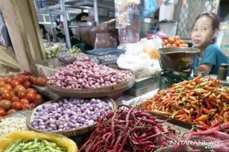 Harga bahan pangan di Pasar Besar Kota Madiun terpantau stabil saat bulan Ramadhan tahun 2020. (Antara/Diskominfo Kota Madiun/Lr)