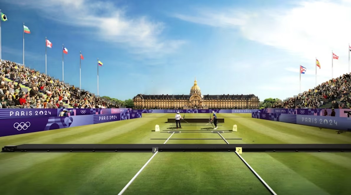 Atlet panahan akan menarik busur mereka di Hotel des Invalides. (Foto: Olympics)