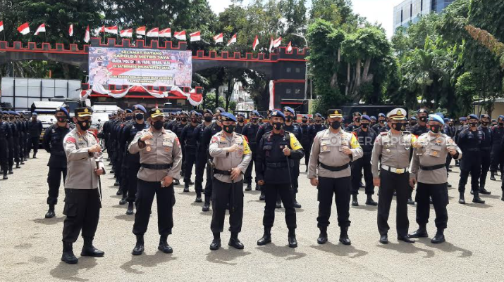 Datangi Markas Brimob, Kapolda Metro Minta Pasukan Jaga Jakarta