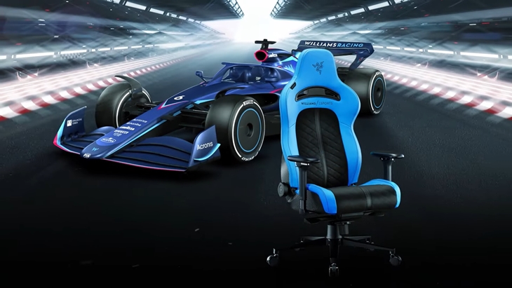 Razer Hadirkan Kursi Gaming Edisi Tim F1 Williams dan Koenigsegg