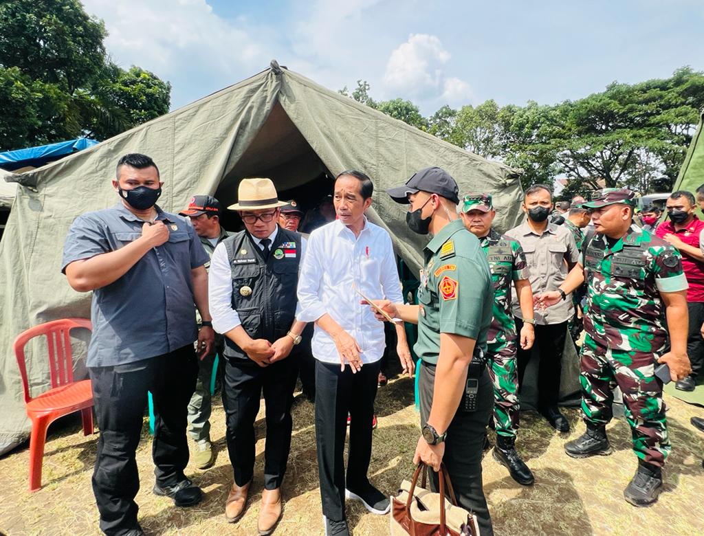 Presiden Instruksikan Segera Buka Akses Daerah Terisolasi Akibat Gempa Cianjur