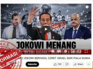 [HOAKS atau FAKTA]: Jokowi Berhasil Coret Israel dari Piala Dunia U-20