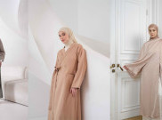 Pilihan Gaya Layering dalam Warna Netral nan Hangat untuk Outfit Idul Fitri