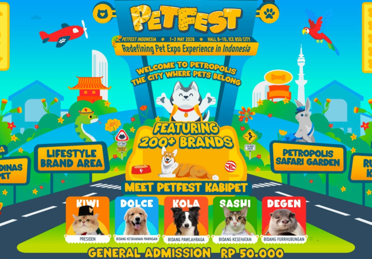 PetFest Indonesia 2026 Tawarkan Pengalaman Imersif, dari Petting Zoo hingga Safari Garden