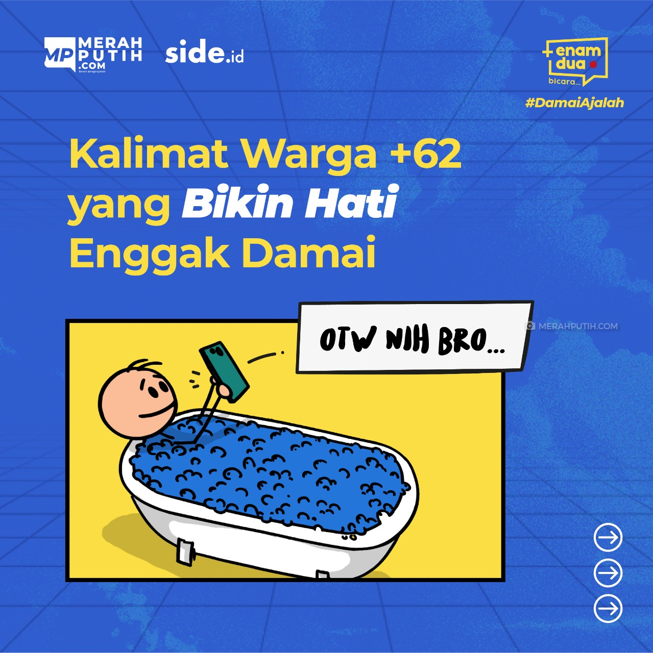 Kalimat Warga +62 yang Bikin Hati Enggak Damai