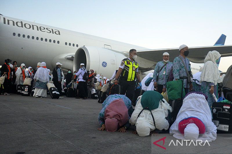 50 Persen Jemaah Haji Indonesia Kembali ke Tanah Air