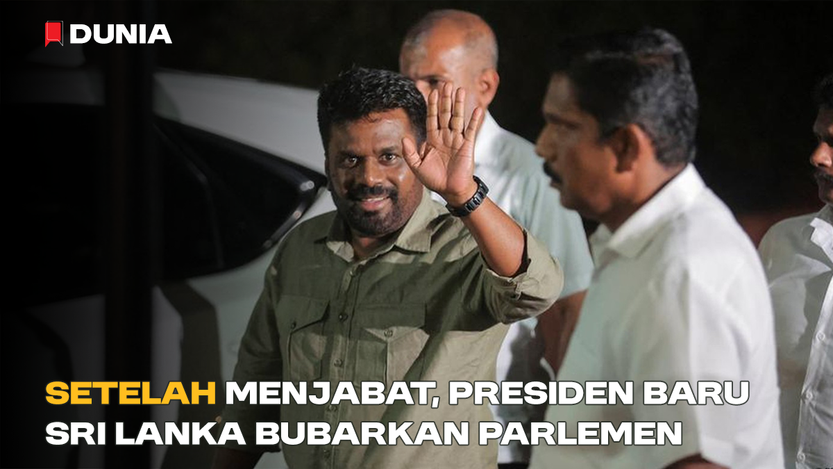 Setelah Menjabat, Presiden Baru Sri Lanka Bubarkan Parlemen