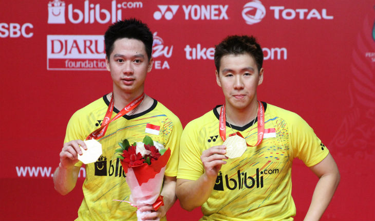 Kevin/Marcus Raih Hat-trick di India Open 2018