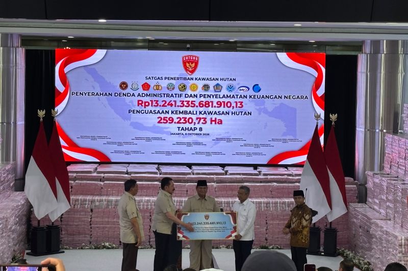 Terima Rp 13,2 Triliun Dari Denda Bidang Kehutanan, Prabowo: Kekayaan Kita Banyak