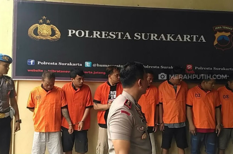 Polresta Solo Berhasil Tangkap 9 Orang Terlibat Narkoba