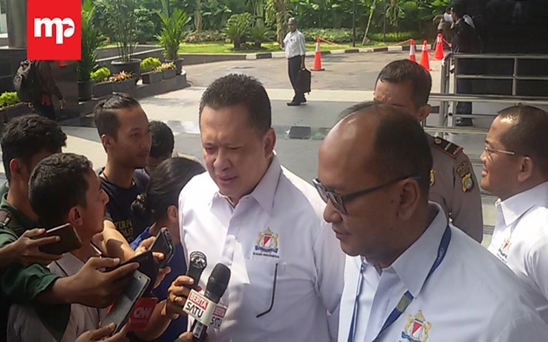 Politisi Golkar yang juga Ketua DPR Bambang Soesatyo