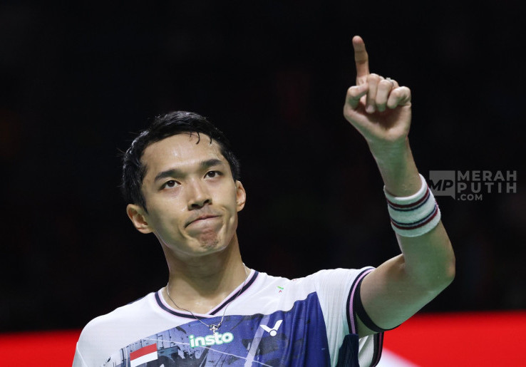 Kalahkan Panitchaphon Teeraratsakul, Jonatan Christie Melaju ke babak Final Indonesia Open 2026