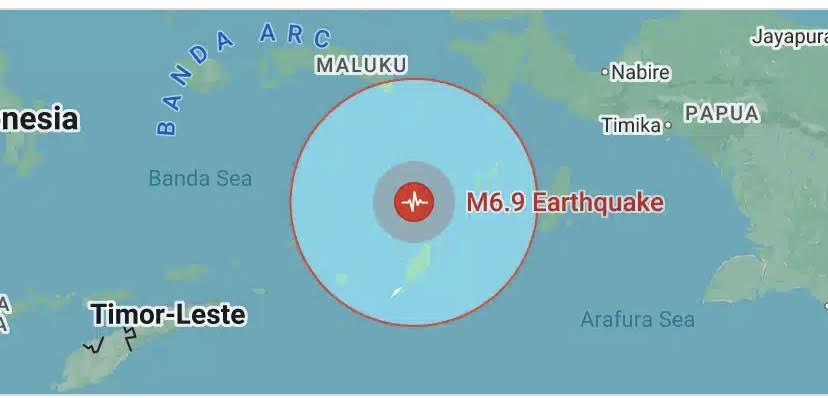 Gempa Maluku Tenggara M 6,9, BMKG Jamin Tak Berpotensi Tsunami
