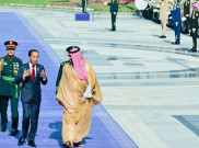 Jokowi Bertemu dengan Pangeran Mohammed bin Salman di Istana Al-Yamamah