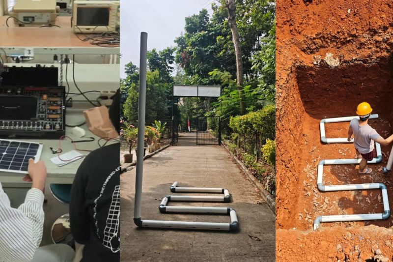 5 Mahasiswa UI Kembangkan Pendingin Ruangan Padukan Kestabilan Suhu Tanah dan Tenaga Surya