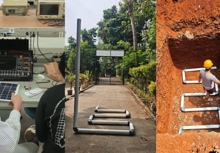 5 Mahasiswa UI Kembangkan Pendingin Ruangan Padukan Kestabilan Suhu Tanah dan Tenaga Surya