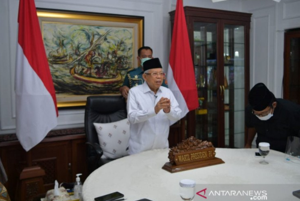 Ma'ruf Amin Berharap Investor Asing Kepincut Kawasan Industri Halal