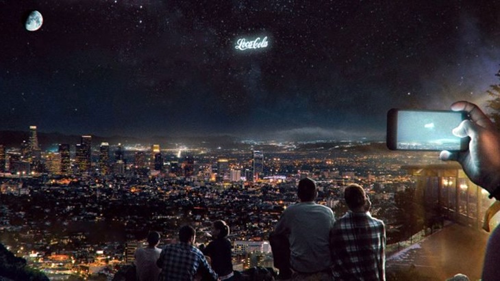Rusia Luncurkan Inovasi Baru, Papan Iklan Raksasa yang Terpampang di Langit