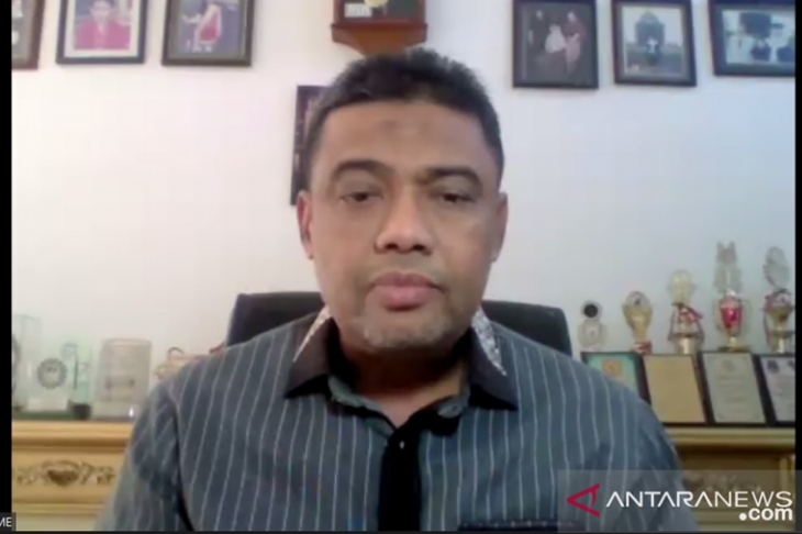 Tangkapan layar dari Presiden KSPI Said Iqbal dalam konferensi pers dipantau virtual dari Jakarta, Senin (26/7/2021) (ANTARA/Prisca Triferna)