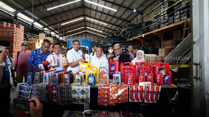 Kemendag Amankan Produk Pelumas Ilegal Senilai Rp 16,5 Miliar
