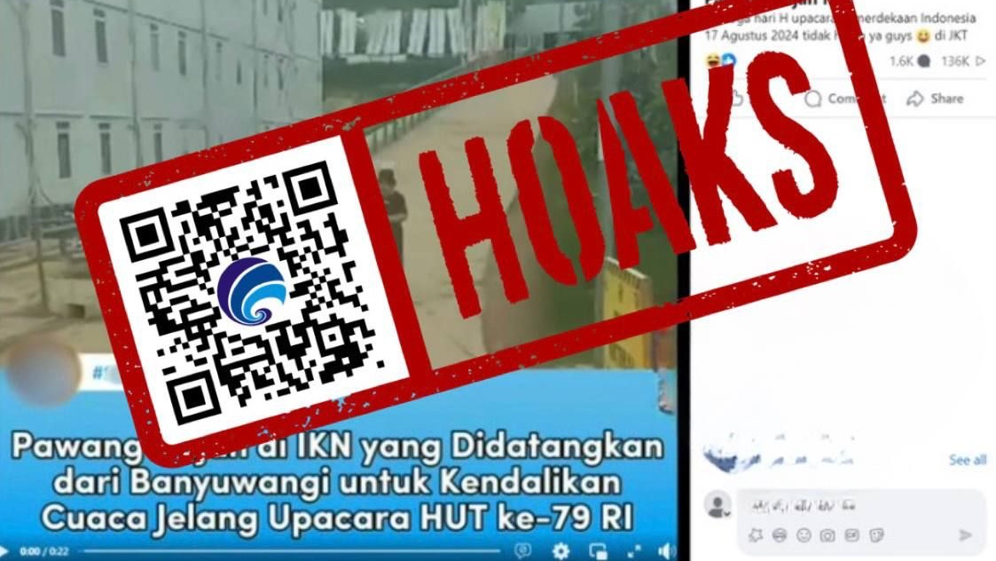 [HOAKS atau FAKTA] : Pawang Hujan dari Banyuwangi Datang ke IKN jelang HUT ke-79 RI