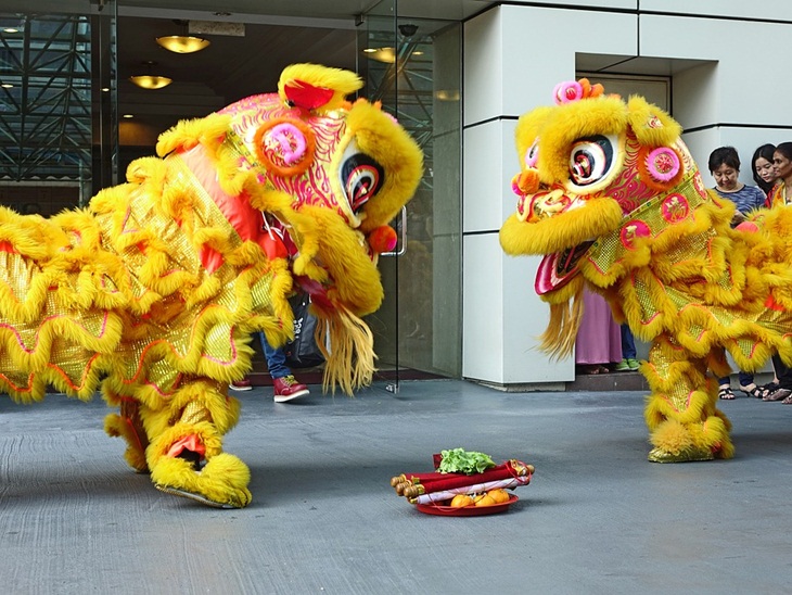 Barongsai. (Foto: Pixabay/cegoh)